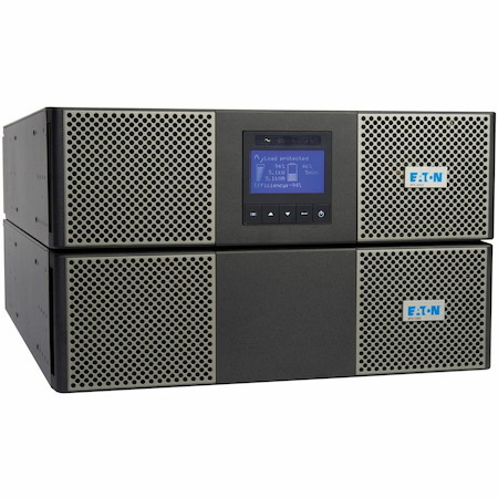Eaton 9PX 3000VA 3000W 208V Online Double-Conversion UPS - L6-30P, 6x 5-20R, 1 L6-30R, 1 L14-30R Outlets, Cybersecure Network Card, Extended Run, 6U Rack/Tower - Battery Backup