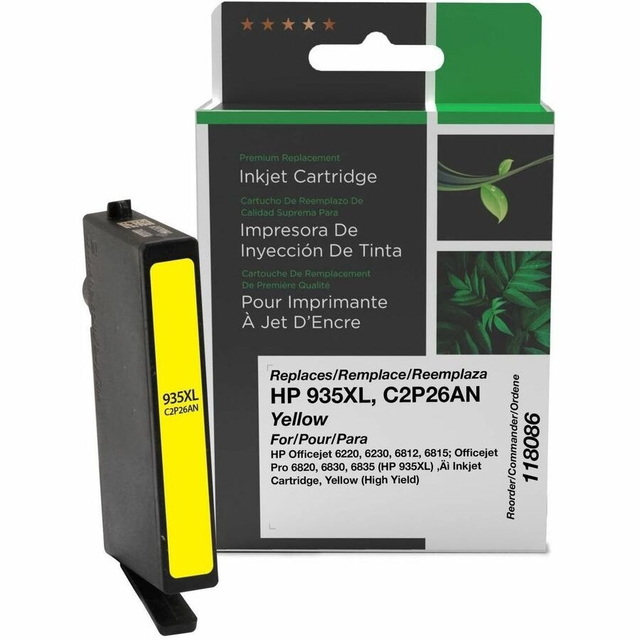 Cig Remanufactured HP 935XL Ink Yellow