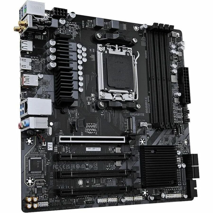 Gigabyte Ultra Durable B650M C Gaming Desktop Motherboard - AMD B650 Chipset - Socket AM5 - Micro ATX