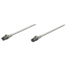 Intellinet Network Solutions Cat6 UTP Network Patch Cable, 0.5 ft (0.15 m), Gray