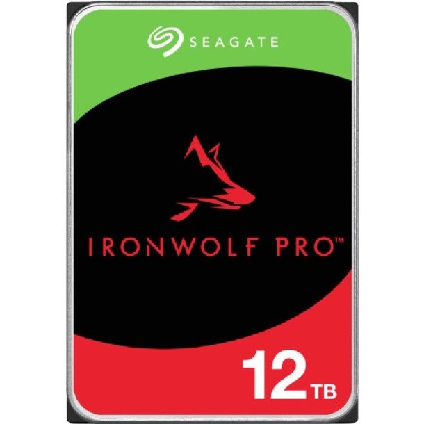 Seagate IronWolf Pro ST12000NT001 12 TB Hard Drive - 3.5" Internal - SATA (SATA/600) - Conventional Magnetic Recording (CMR) Method