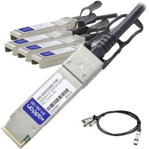 AddOn Juniper Networks QFX-QSFP28-SFP28-DAC-3M to Multiple OEM Compatible TAA Compliant 100GBase-CU QSFP28 to 4xSFP28 Direct Attach Cable (Passive Twinax, 3m)