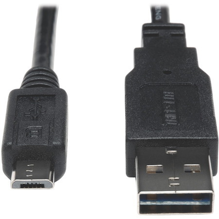 Eaton Tripp Lite Series Universal Reversible USB 2.0 Cable, 28/24AWG (Reversible A to 5Pin Micro B M/M), 6 ft. (1.83 m)