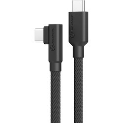 ALOGIC Elements Pro Right Angle USB-C to USB-C Cable - Male to Male - 1m - USB 2.0 - 5A - 480Mbps