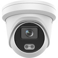 Hikvision EasyIP DS-2CD2347G2-LU 4 Megapixel Indoor/Outdoor Network Camera - Color - Turret - White