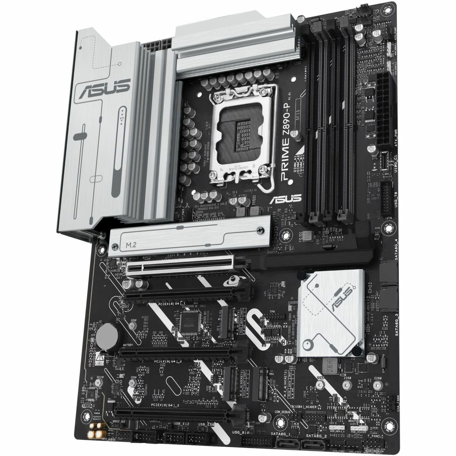 Asus Prime Z890-P Gaming Desktop Motherboard - Intel Z890 Chipset - Socket LGA-1851 - ATX