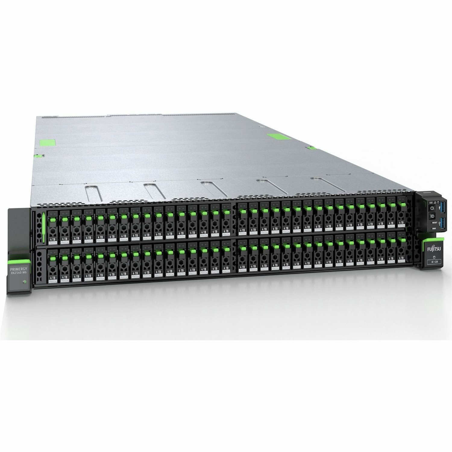 Fujitsu PRIMERGY RX2540 M6 2U Rack Server - Intel Xeon Silver 4314 2.40 GHz - 32 GB RAM - Serial Attached SCSI (SAS), Serial ATA Controller