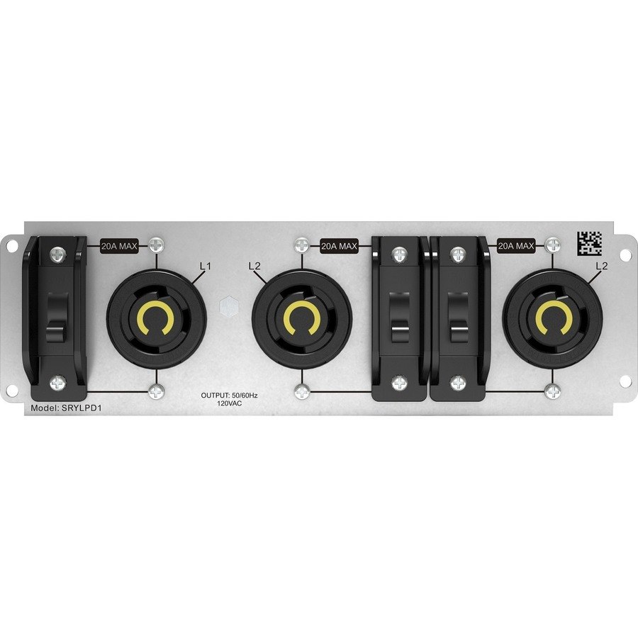 APC by Schneider Electric Backplate Kit with 3x NEMA L5-20R Outlets for Smart-UPS Modular Ultra