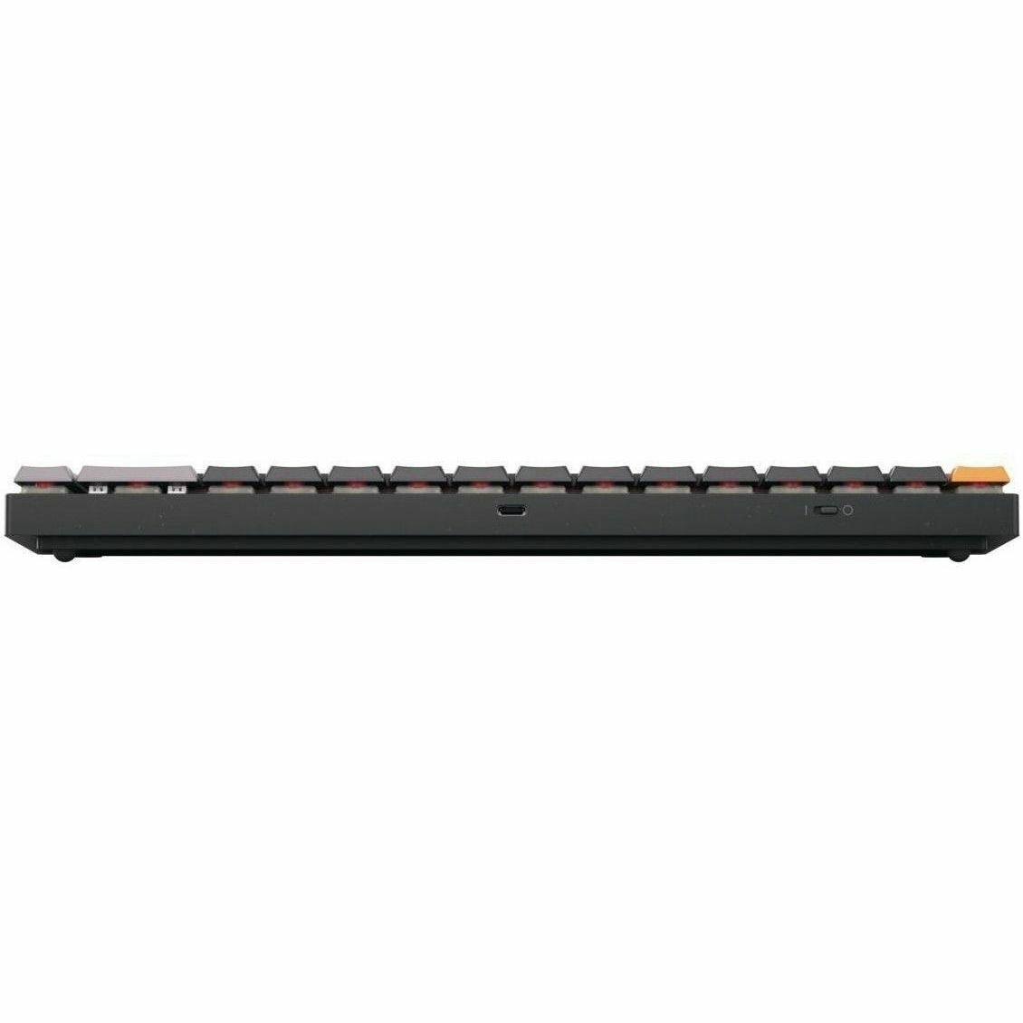 CHERRY MX-LP 2.1 Gaming Keyboard - Wireless Connectivity - USB Type A Interface - RGB LED - English (UK) - QWERTY Layout - Black