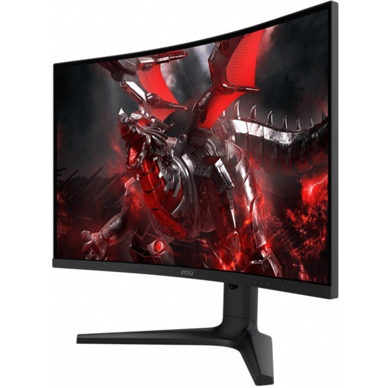 MSI Optix G271C E2 27" Full HD Curved Screen LED Gaming LCD Monitor - 16:9 - Metallic Black, Red