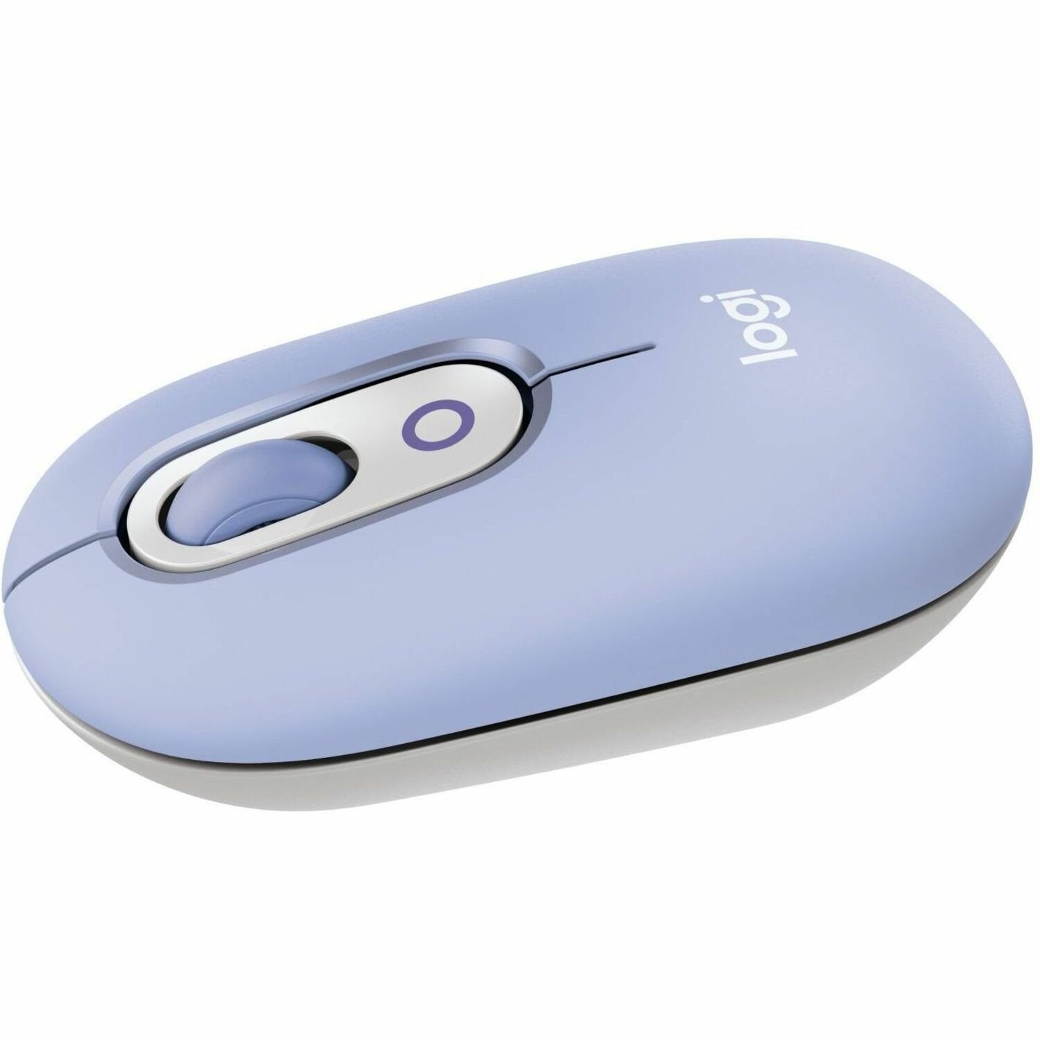 Logitech POP Mouse, Compact and Portable Wireless Bluetooth Mouse With Programmable Buttons and Quiet Clicks, Easy-Switch Between up to 3 Devices, Lilac