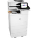 HP LaserJet Enterprise M776 M776z Laser Multifunction Printer-Color-Copier/Fax/Scanner-46 ppm Mono/46 ppm Color Print-1200x1200 dpi Print-Automatic Duplex Print-200000 Pages-2300 sheets Input-Color Flatbed Scanner-600 dpi Optical Scan-Wireless LAN
