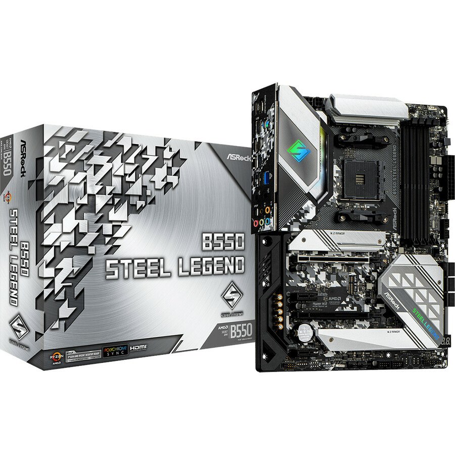 Asrock b550 steel legend подключение