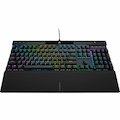 Corsair K70 Gaming Keyboard - Cable Connectivity - USB Type A Interface - RGB LED - English (North America) - Black