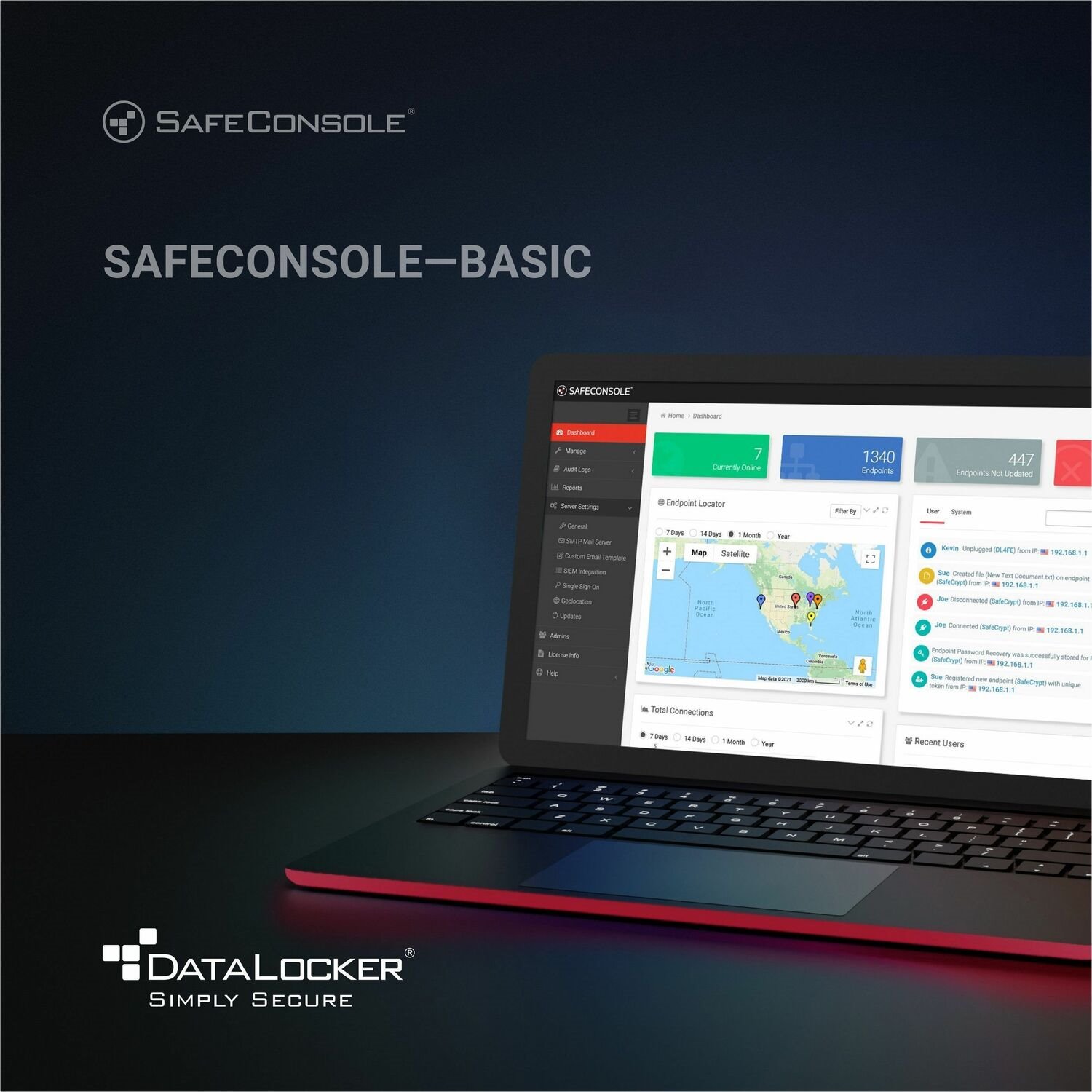 DataLocker SafeConsole Basic Server - License Renewal - 3 Year