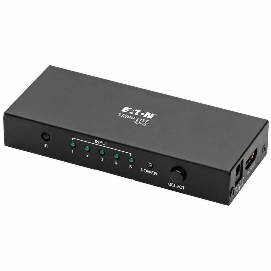 Eaton Tripp Lite Series 5-Port HDMI Switch with Remote Control - 4K 60 Hz, UHD, 4:4:4, HDR, 3D