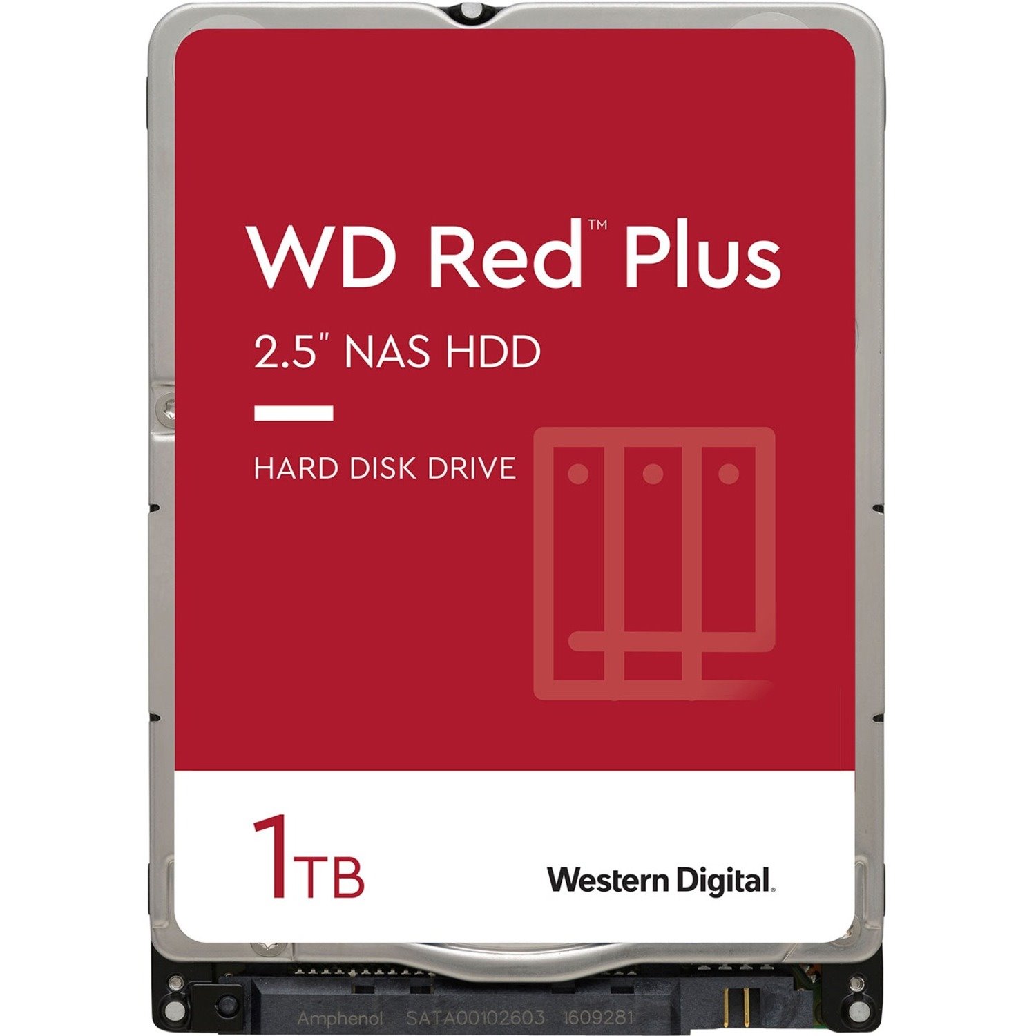 Western Digital Red WD10JFCX 1 TB Hard Drive - 2.5" Internal - SATA (SATA/600) - Conventional Magnetic Recording (CMR) Method