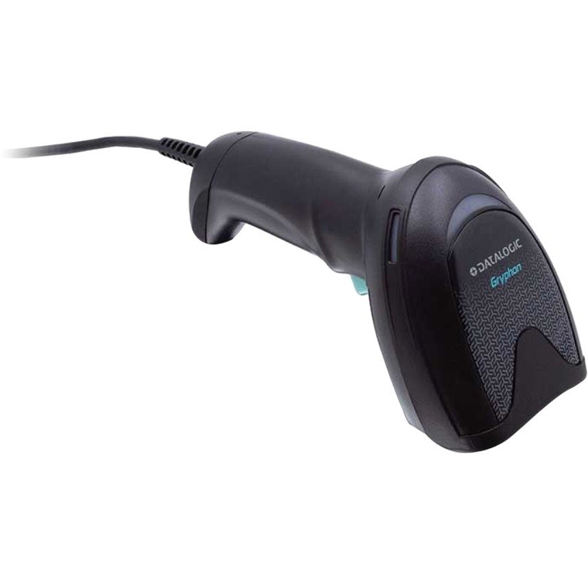 Datalogic Gryphon GD4520 Industrial, Retail, Healthcare, Transportation Handheld Barcode Scanner Kit - Cable Connectivity - Black - USB Cable Included