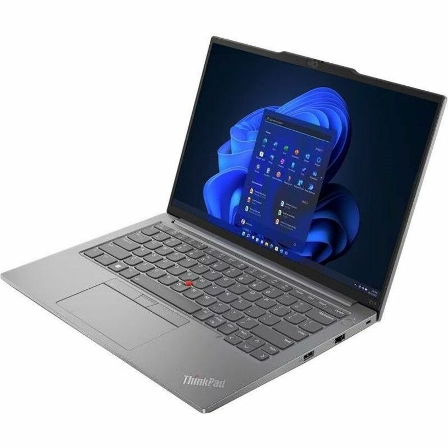 Lenovo ThinkPad E14 Gen 5 21JR0019US 14" Notebook - WUXGA - AMD Ryzen 5 7530U - 16 GB - 256 GB SSD - English Keyboard - Arctic Gray