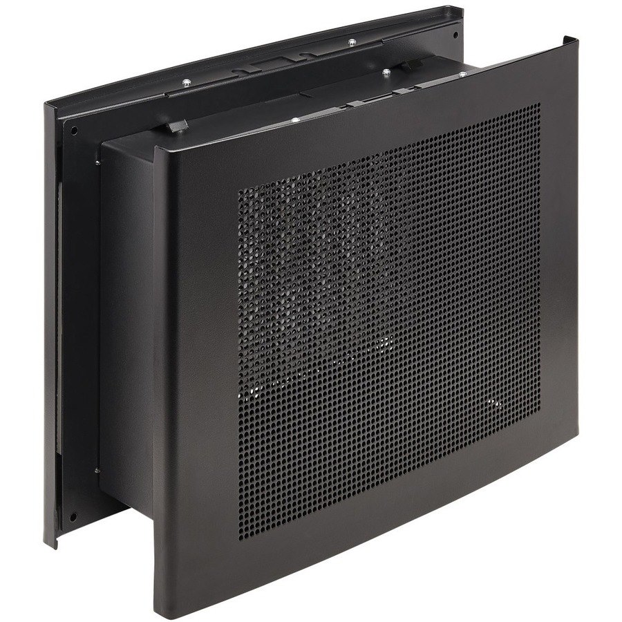 Tripp Lite by Eaton Network Closet Through-Wall Air Duct, Built-in Filter, Black