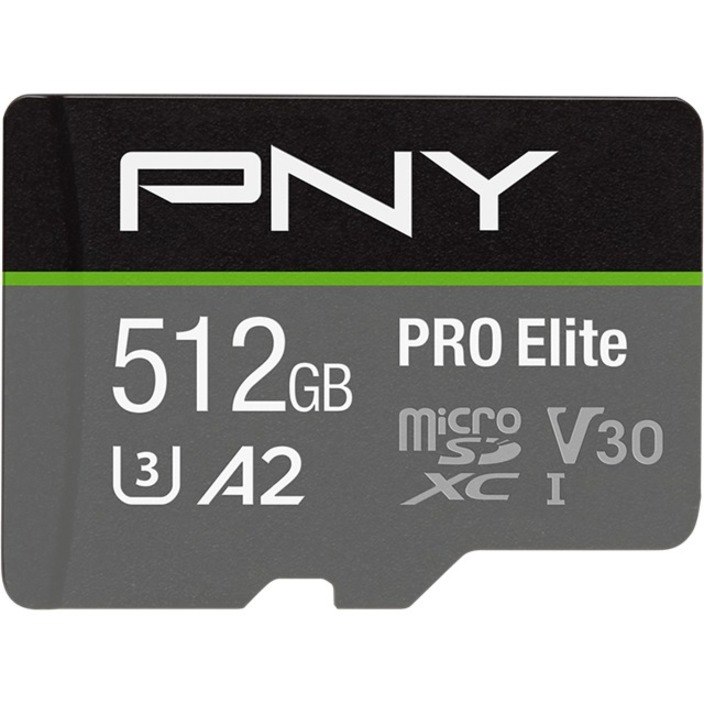 PNY PRO Elite 512 GB Class 10/UHS-I (U3) microSDXC