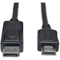Tripp Lite by Eaton 6ft DisplayPort to HDMI Adapter Cable Video / Audio Cable DP M/M