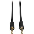 Eaton Tripp Lite Series 3.5mm Mini Stereo Audio Cable for Microphones, Speakers and Headphones (M/M), 10 ft. (3.05 m)