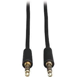 Eaton Tripp Lite Series 3.5mm Mini Stereo Audio Cable for Microphones, Speakers and Headphones (M/M), 10 ft. (3.05 m)