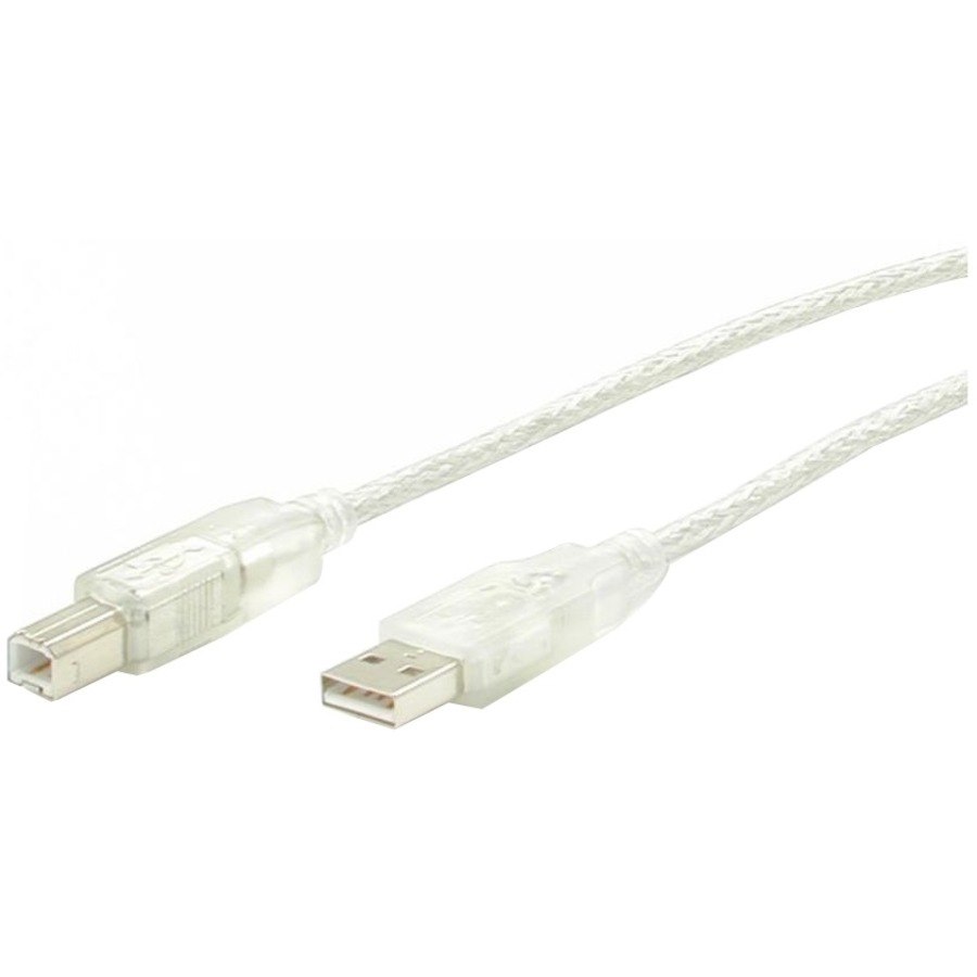 StarTech.com 6 ft Clear A to B USB 2.0 Cable - M/M
