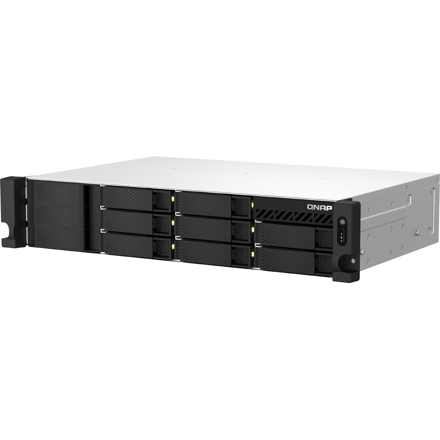 QNAP TS-864EU-RP-4G 8 x Total Bays SAN/NAS Storage System - 4 GB Flash Memory Capacity - Intel Celeron Quad-core (4 Core) 2 GHz - 4 GB RAM - DDR4 SDRAM - 2U Rack-mountable