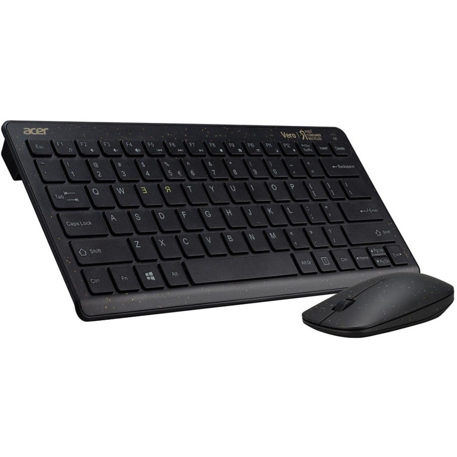 Acer Vero ECO Wireless Compact Antimicrobial Keyboard & Mouse Set