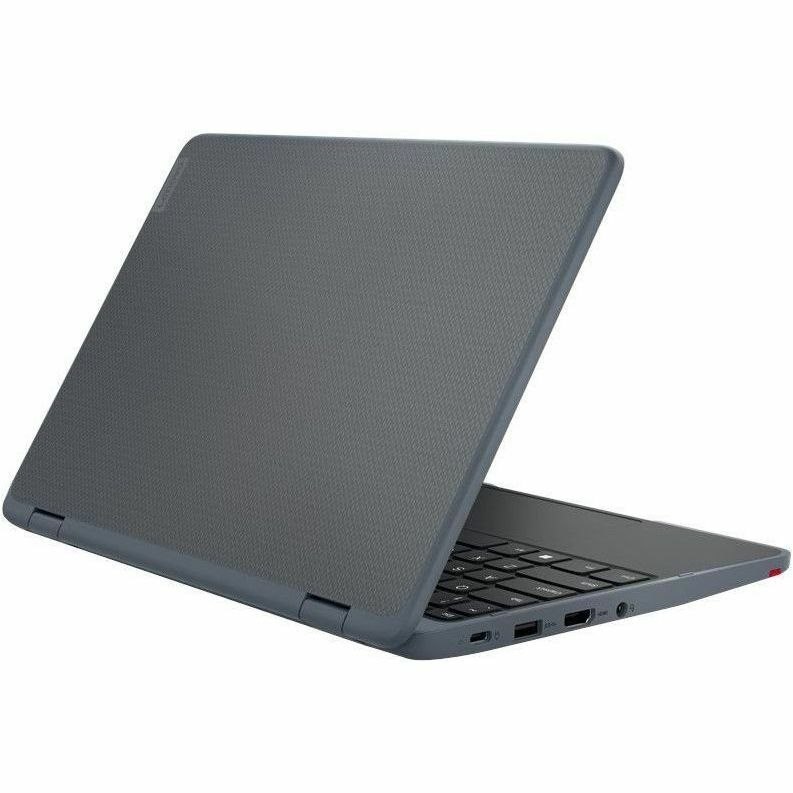 Lenovo 82VM0018US 11.6" Convertible 2 in 1 Notebook - HD - Intel N200 - 8 GB - 128 GB SSD - English Keyboard - Slate Gray