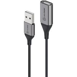 Alogic Ultra USB2.0 USB-A (Male) To USB-A (Female) Extension Cable- Space Grey - 2m