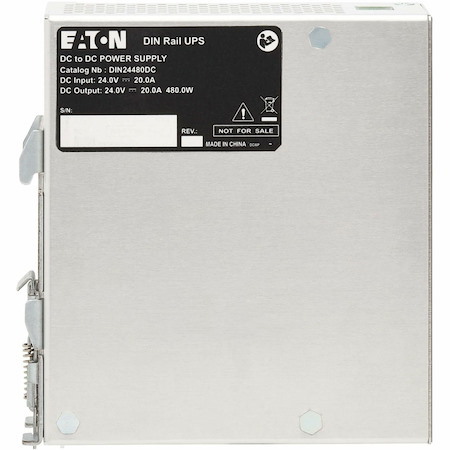Eaton 480W 24V DC DIN Rail Industrial UPS - Hardwire Input/Output - Battery Backup