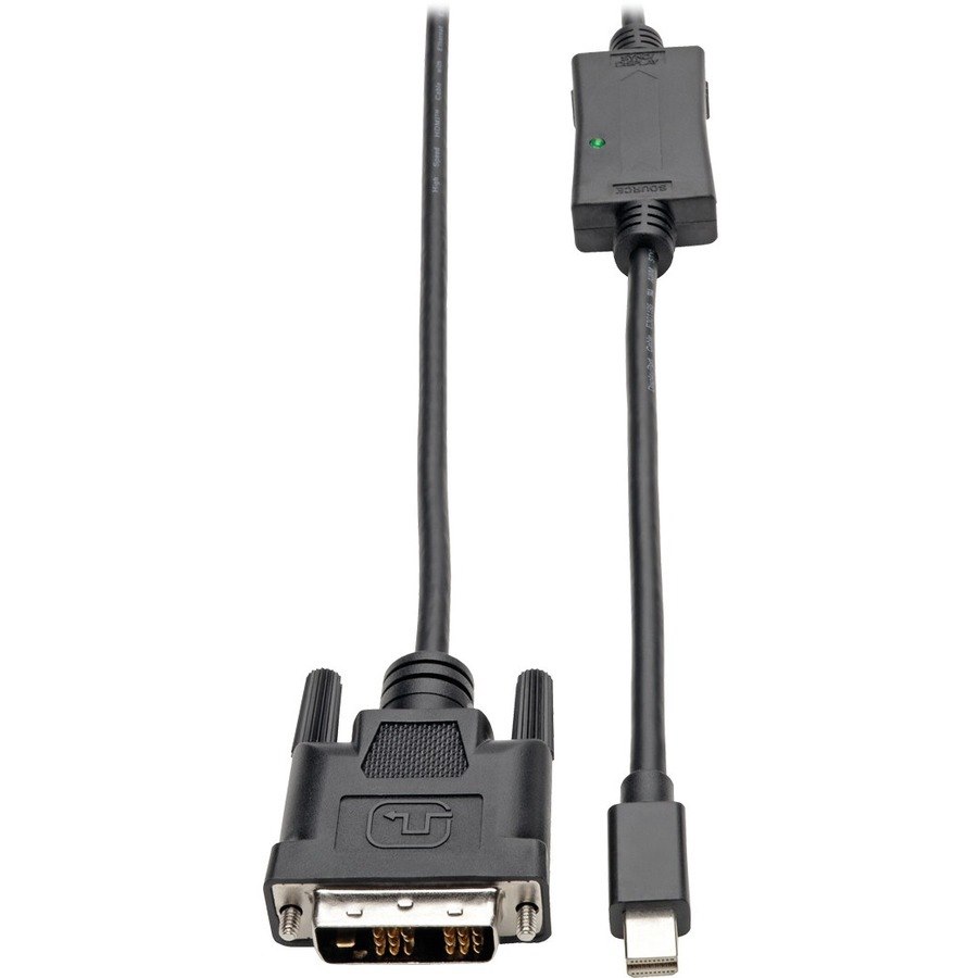 Eaton Tripp Lite Series Mini DisplayPort 1.2 to DVI Adapter Cable (M/M), 1080p, 3 ft. (0.9 m)