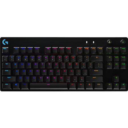 Logitech PRO X Gaming Keyboard - Cable Connectivity - USB Interface
