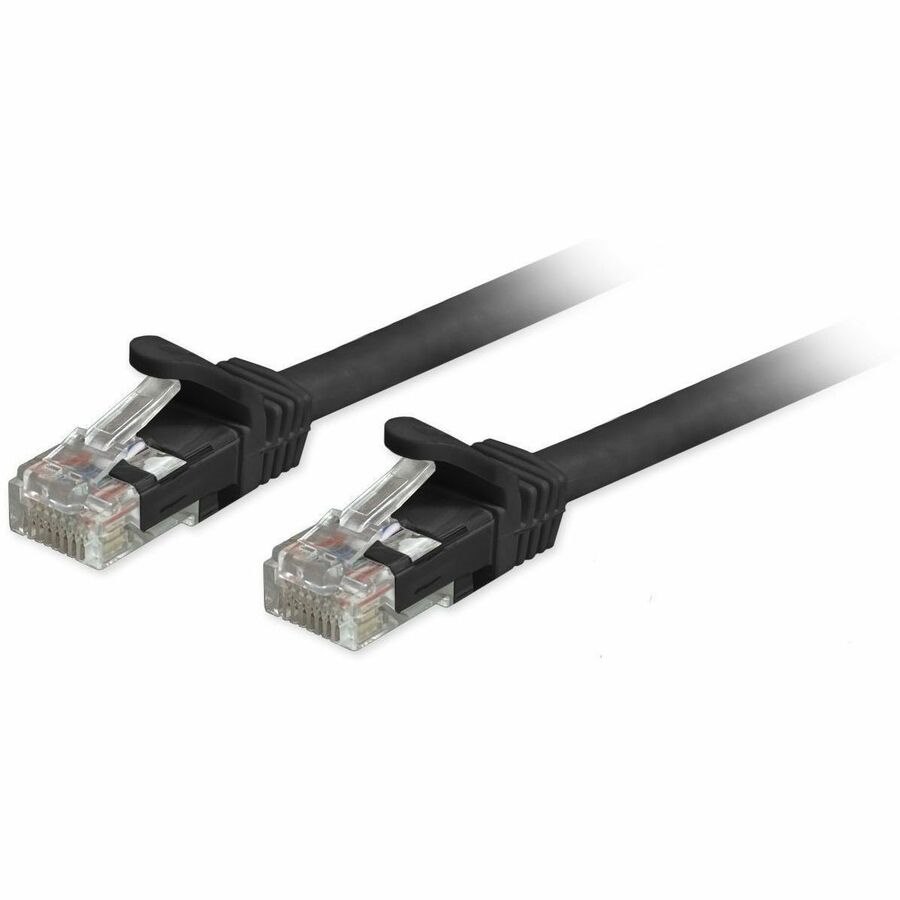 Comprehensive Cat6a Unshielded (UTP) Snagless Ethernet Patch Cable Black 5ft