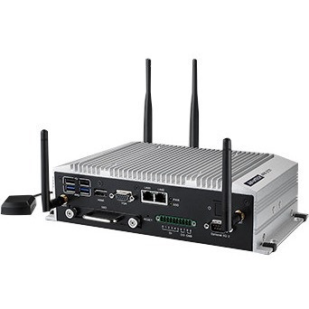 Advantech In-Vehicle NVR w/4 PoE Ports Intel Atom E3825 / Atom E3845 SoC Fanless Box PC