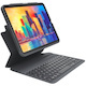 ZAGG Pro Keys Keyboard/Cover Case for 27.7 cm (10.9") Apple iPad Air (4th Generation), iPad Air (5th Generation) Tablet - Black/Grey