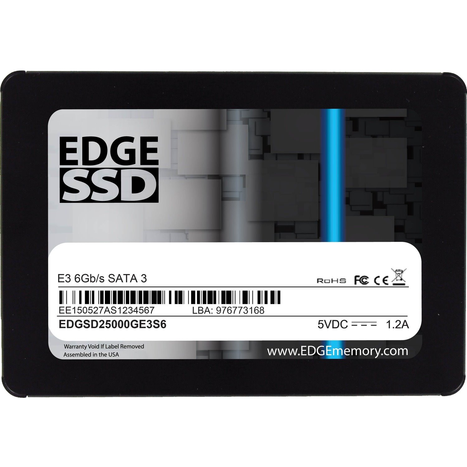 EDGE E3 1 TB Solid State Drive - 2.5" Internal - SATA (SATA/600)