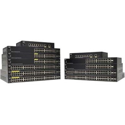 Cisco 350 SG350-10P 10 Ports Manageable Layer 3 Switch - Gigabit Ethernet - 10/100/1000Base-TX, 1000Base-X