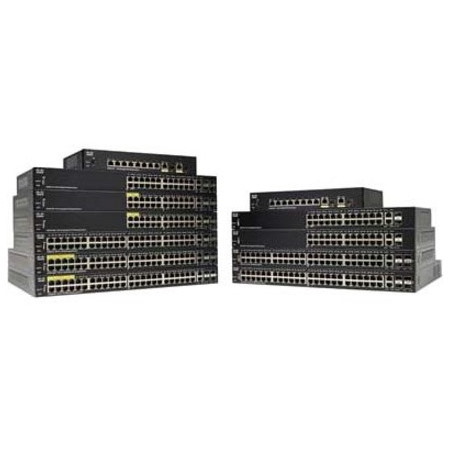 Cisco 350 SG350-10P 10 Ports Manageable Layer 3 Switch - Gigabit Ethernet - 10/100/1000Base-TX, 1000Base-X