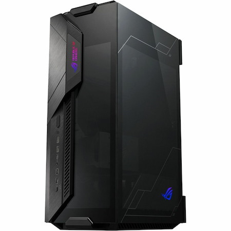 Asus ROG Z11 Gaming Computer Case - Mini ITX, Mini DTX Motherboard Supported - Mid-tower - Steel, Aluminium, ABS Plastic, Tempered Glass - Black