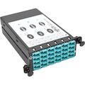 Eaton Tripp Lite Series 40/100Gb Breakout Cassette, 40Gb to 4 x 10Gb, 100Gb to 4 x 25Gb (x3) 8-Fiber OM4 MTP/MPO (Male with Pins) to (x12) LC Duplex, Type-B Polarity