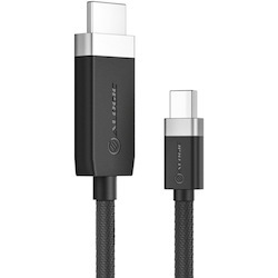Alogic Fusion 2 m HDMI/USB-C A/V Cable for Notebook, PC, TV, Projector - 1