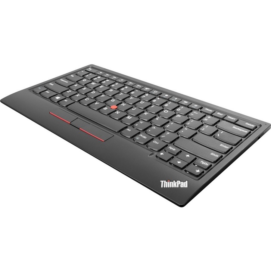 Lenovo Keyboard - Wired/Wireless Connectivity - USB Type A Interface - Trackpoint - English (US) - Black