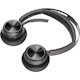 Poly Voyager Focus 2 Wired/Wireless On-ear, Over-the-head Stereo Headset - Black