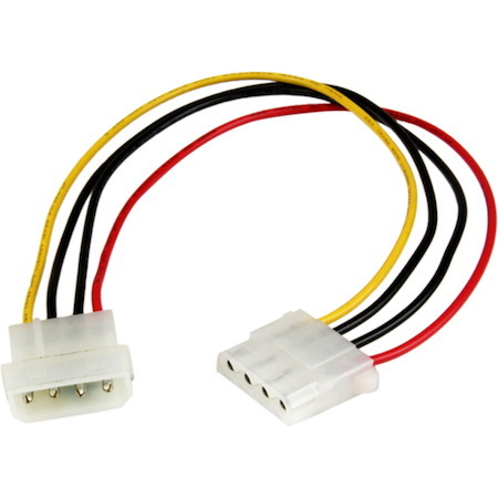 StarTech.com 12in LP4 Power Extension Cable - M/F