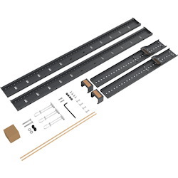 Heckler Design Mounting Rail Kit for Display, Wall Mount - Black Gray