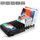 SIIG 10-Port USB-A/C & Wireless Charging Station With Ambient Light Deck